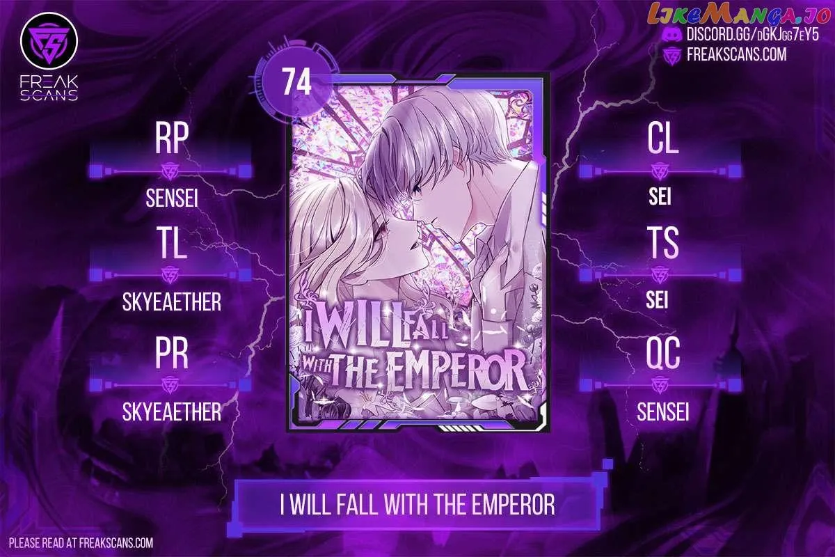 ‏I Will Fall With The Emperor Zinmanga X Chapter 74 Page 1