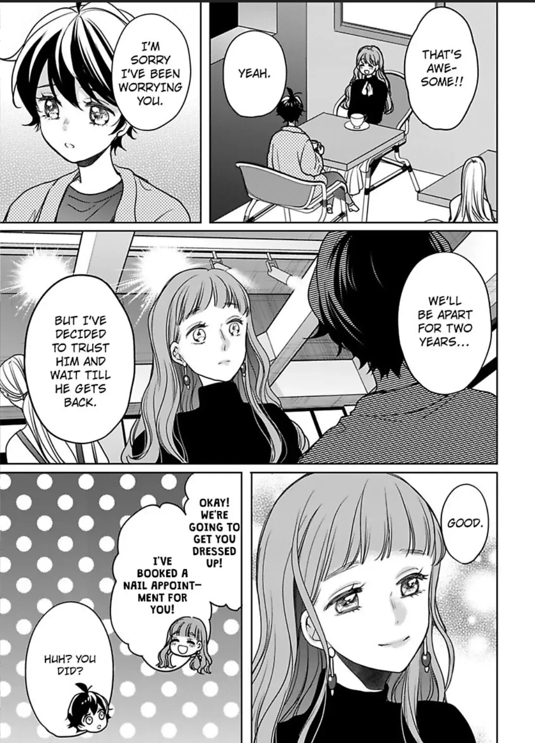 Chippai Kanojo to Bijin Kareshi Zinmanga X Chapter 36 Page 62