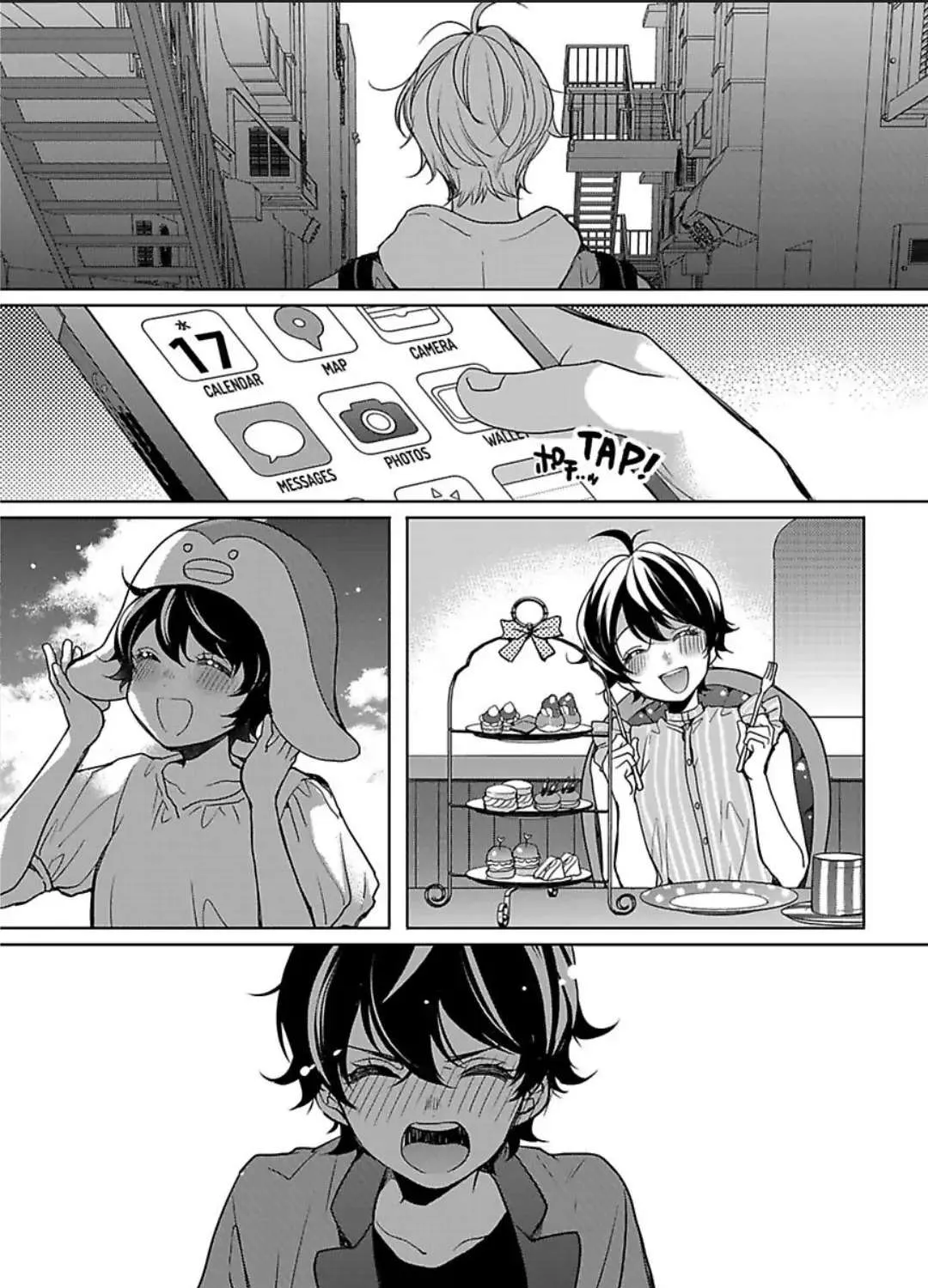 Chippai Kanojo to Bijin Kareshi Zinmanga X Chapter 34 Page 14