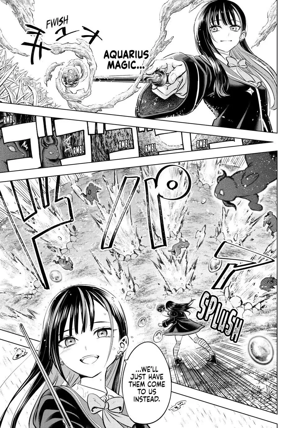 Kuroneko To Majo No Kyoushitsu Zinmanga X Chapter 40 Page 9