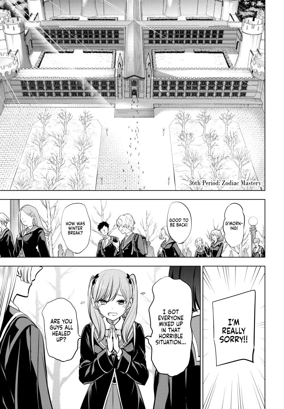 Kuroneko To Majo No Kyoushitsu Zinmanga X Chapter 36 Page 1