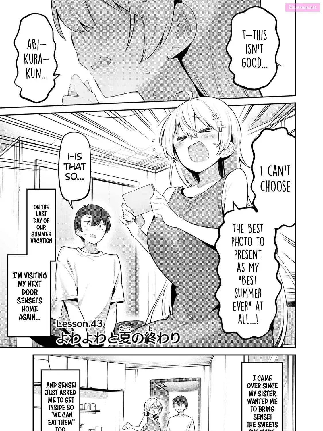 Yowa Yowa Sensei Zinmanga X Chapter 43 Page 1
