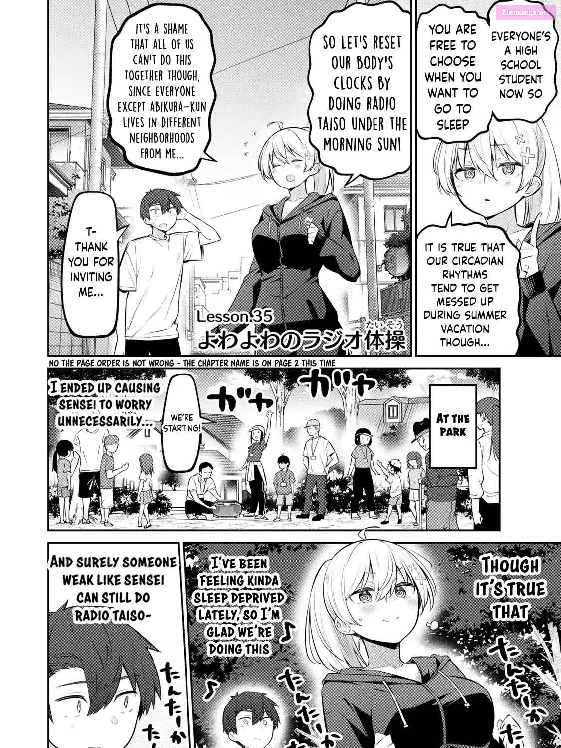 Yowa Yowa Sensei Zinmanga X Chapter 35 Page 3