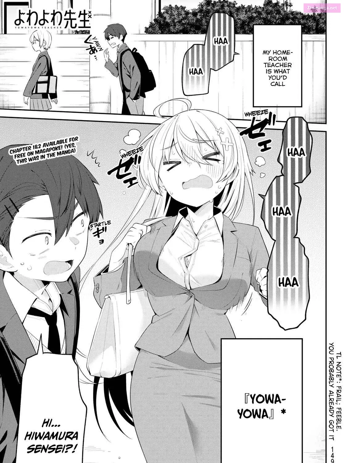 Yowa Yowa Sensei Zinmanga X Chapter 4 Page 2