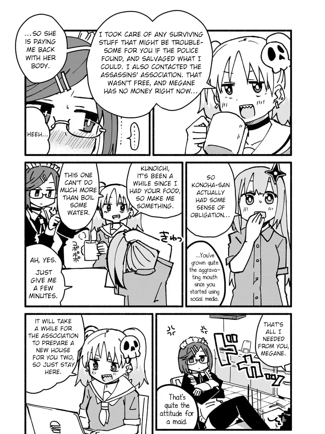 Ninja to Koroshiya no Futarigurashi Zinmanga X Chapter 17 Page 21