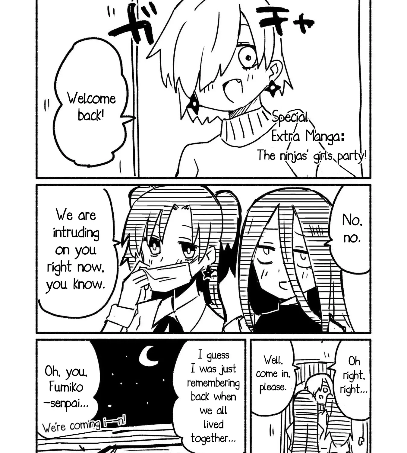 Ninja to Koroshiya no Futarigurashi Zinmanga X Chapter 9.5 Page 1