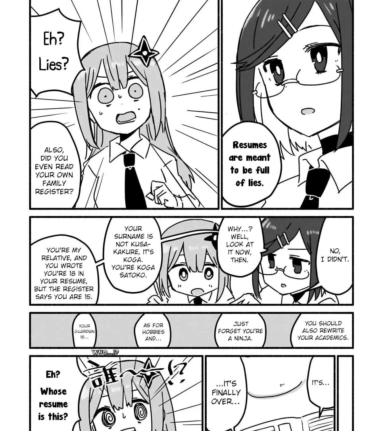 Ninja to Koroshiya no Futarigurashi Zinmanga X Chapter 6 Page 17