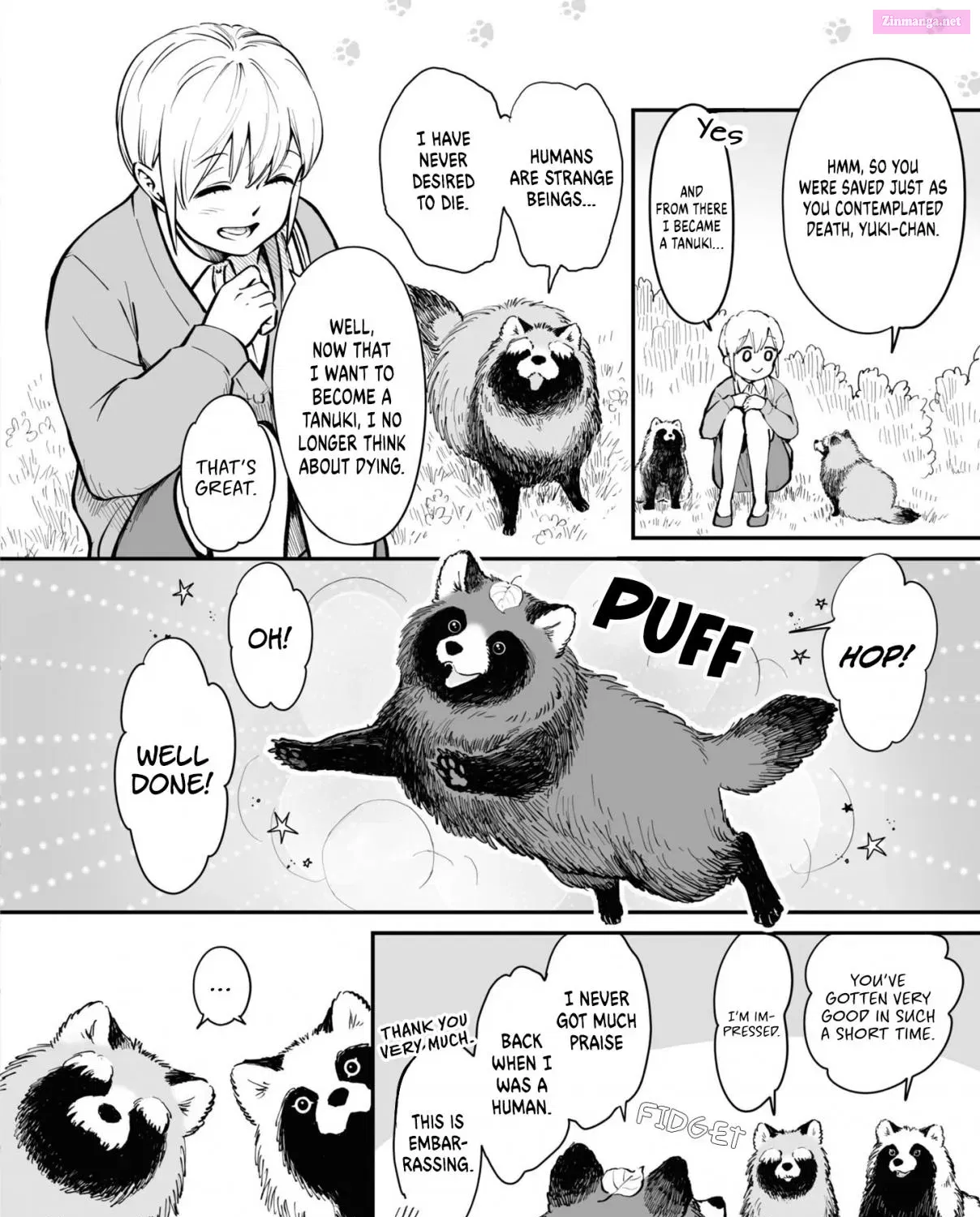 Omae, Tanuki Ni Naranee Ka? Zinmanga X Chapter 18.5 Page 1