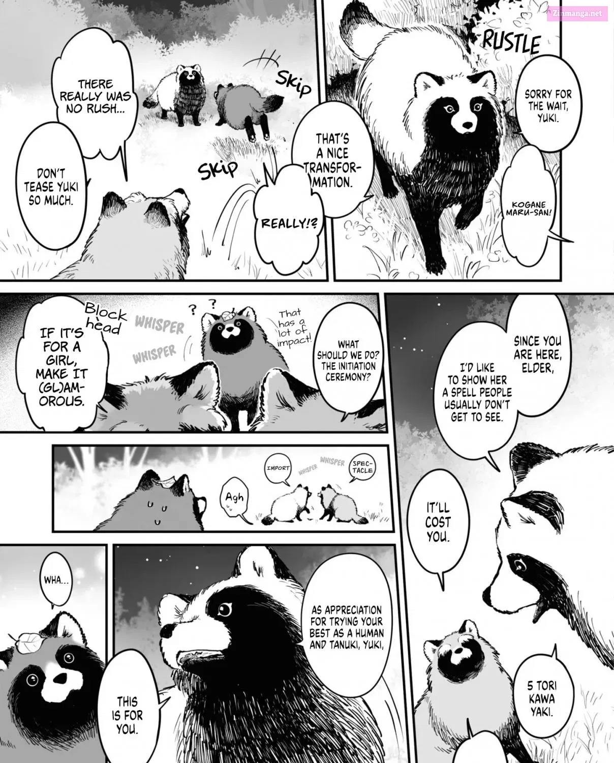 Omae, Tanuki Ni Naranee Ka? Zinmanga X Chapter 18 Page 9