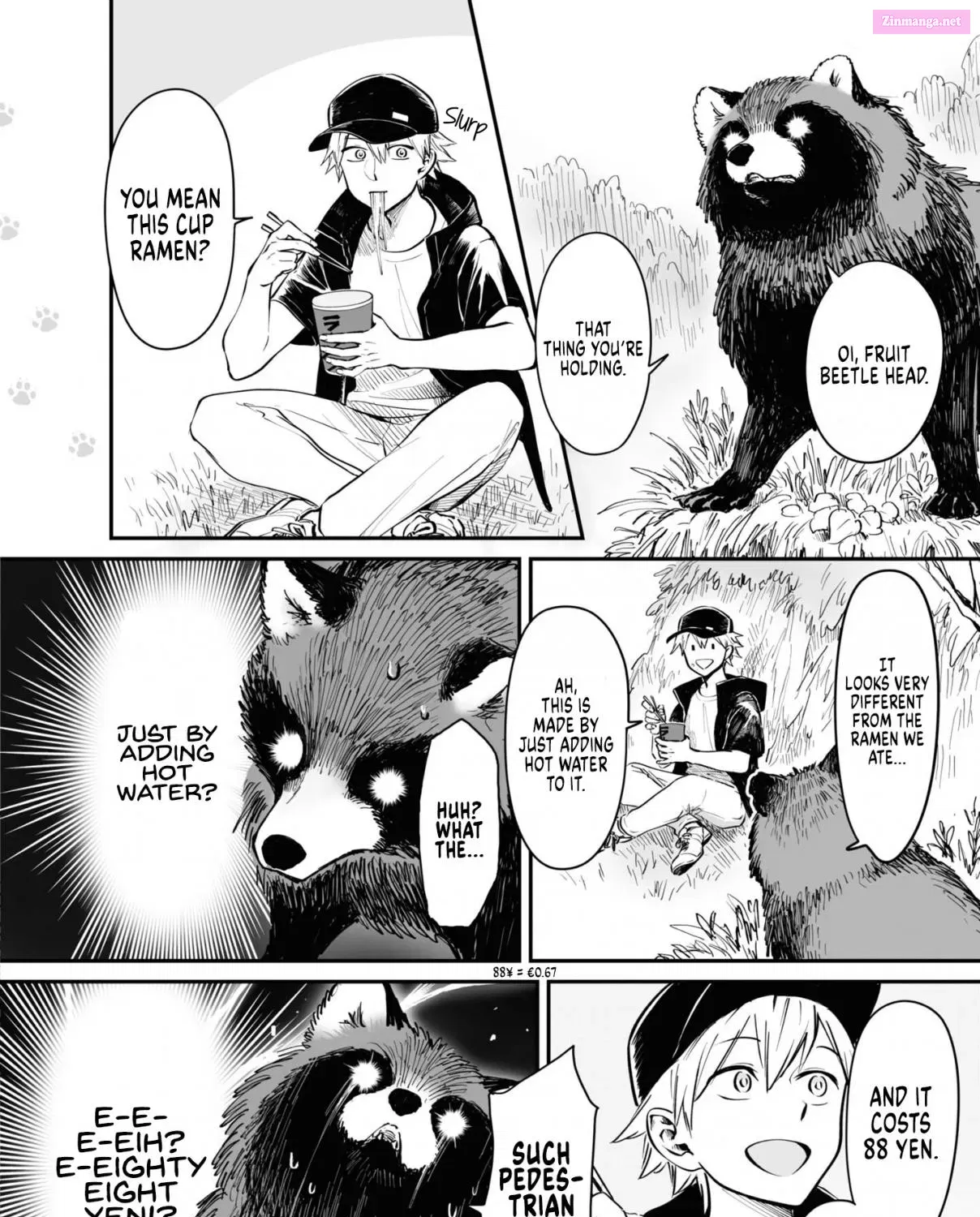 Omae, Tanuki Ni Naranee Ka? Zinmanga X Chapter 17.5 Page 1