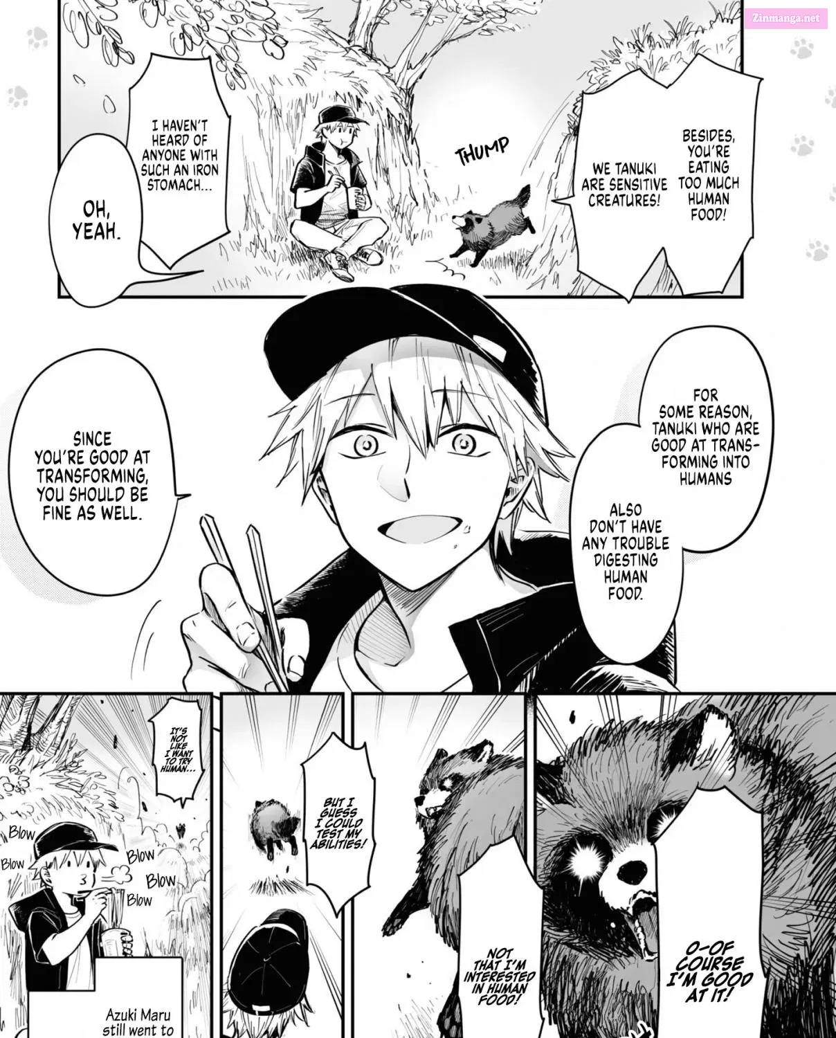 Omae, Tanuki Ni Naranee Ka? Zinmanga X Chapter 17.5 Page 3