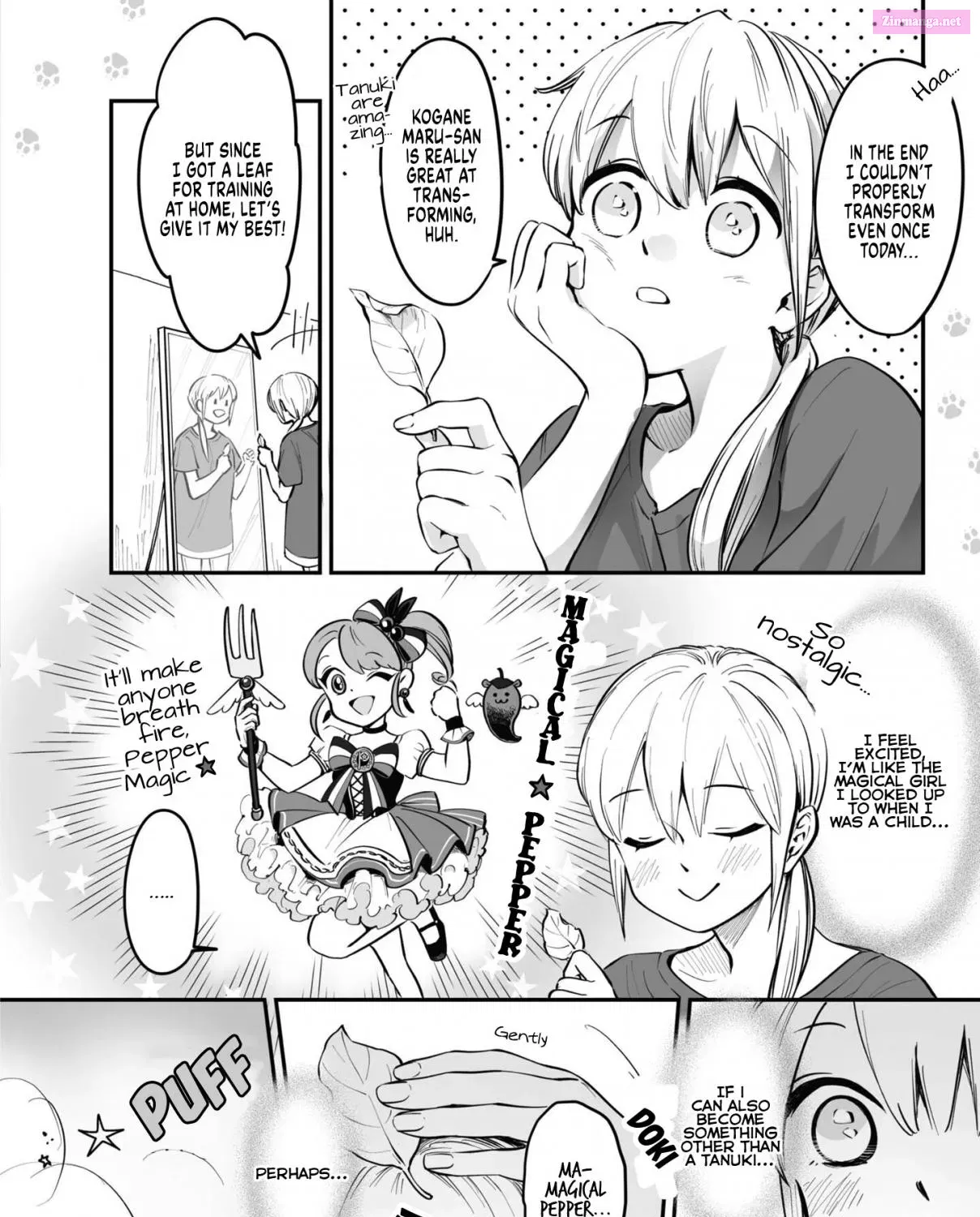 Omae, Tanuki Ni Naranee Ka? Zinmanga X Chapter 14.5 Page 2