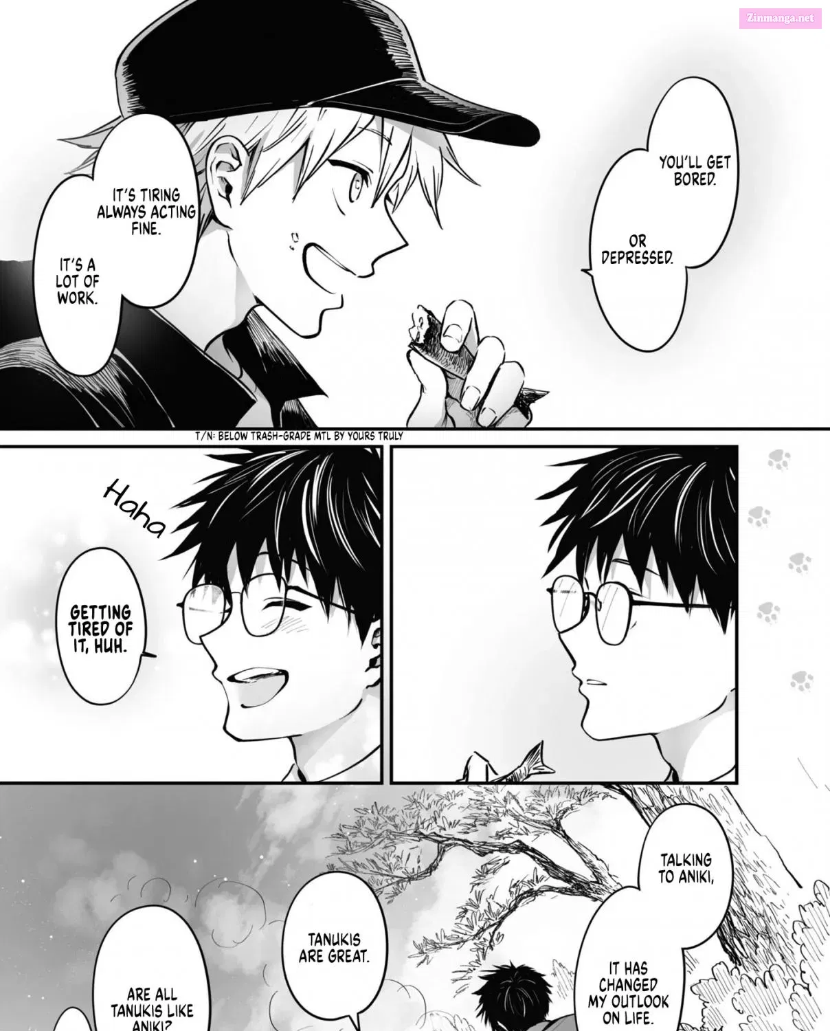 Omae, Tanuki Ni Naranee Ka? Zinmanga X Chapter 13.5 Page 4