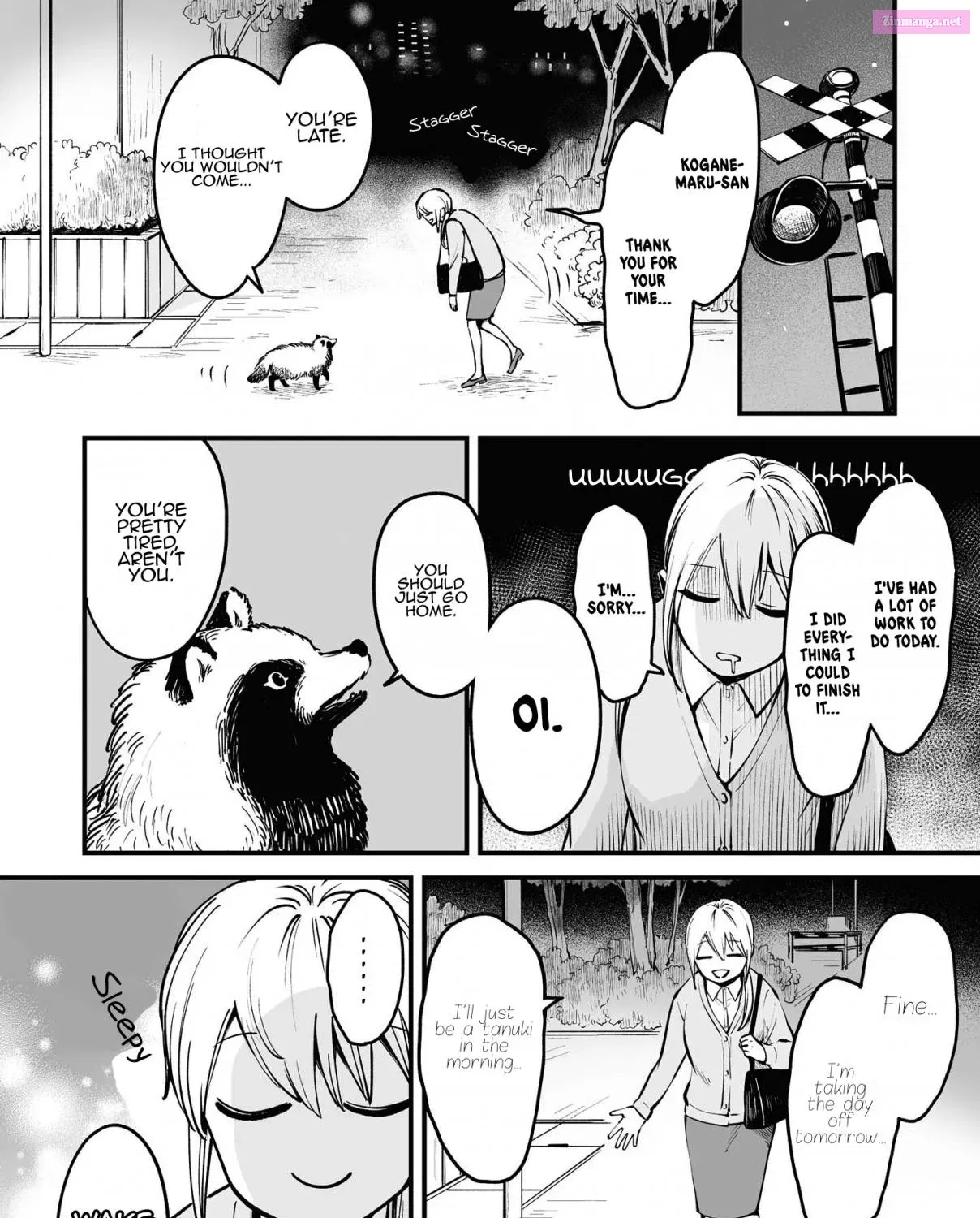 Omae, Tanuki Ni Naranee Ka? Zinmanga X Chapter 10.1 Page 4