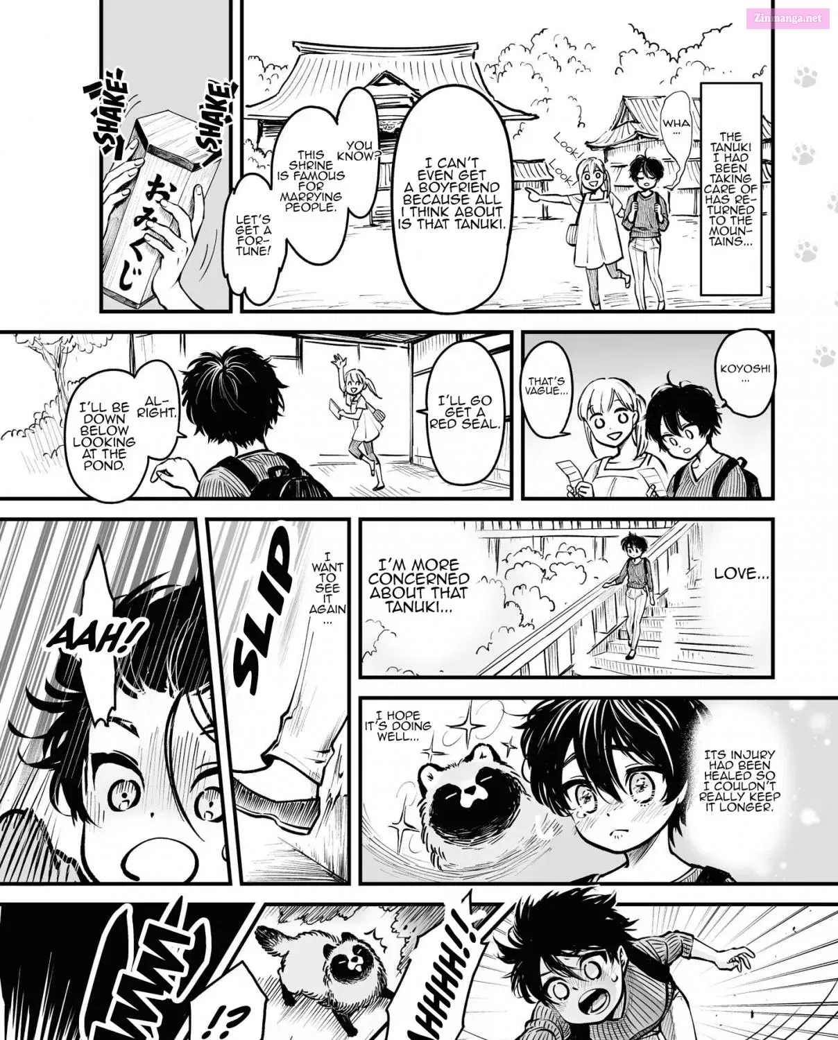 Omae, Tanuki Ni Naranee Ka? Zinmanga X Chapter 8.5 Page 2