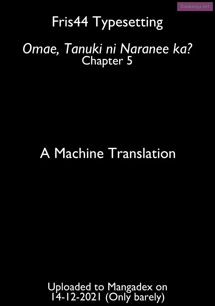 Omae, Tanuki Ni Naranee Ka? Zinmanga X Chapter 6 Page 1