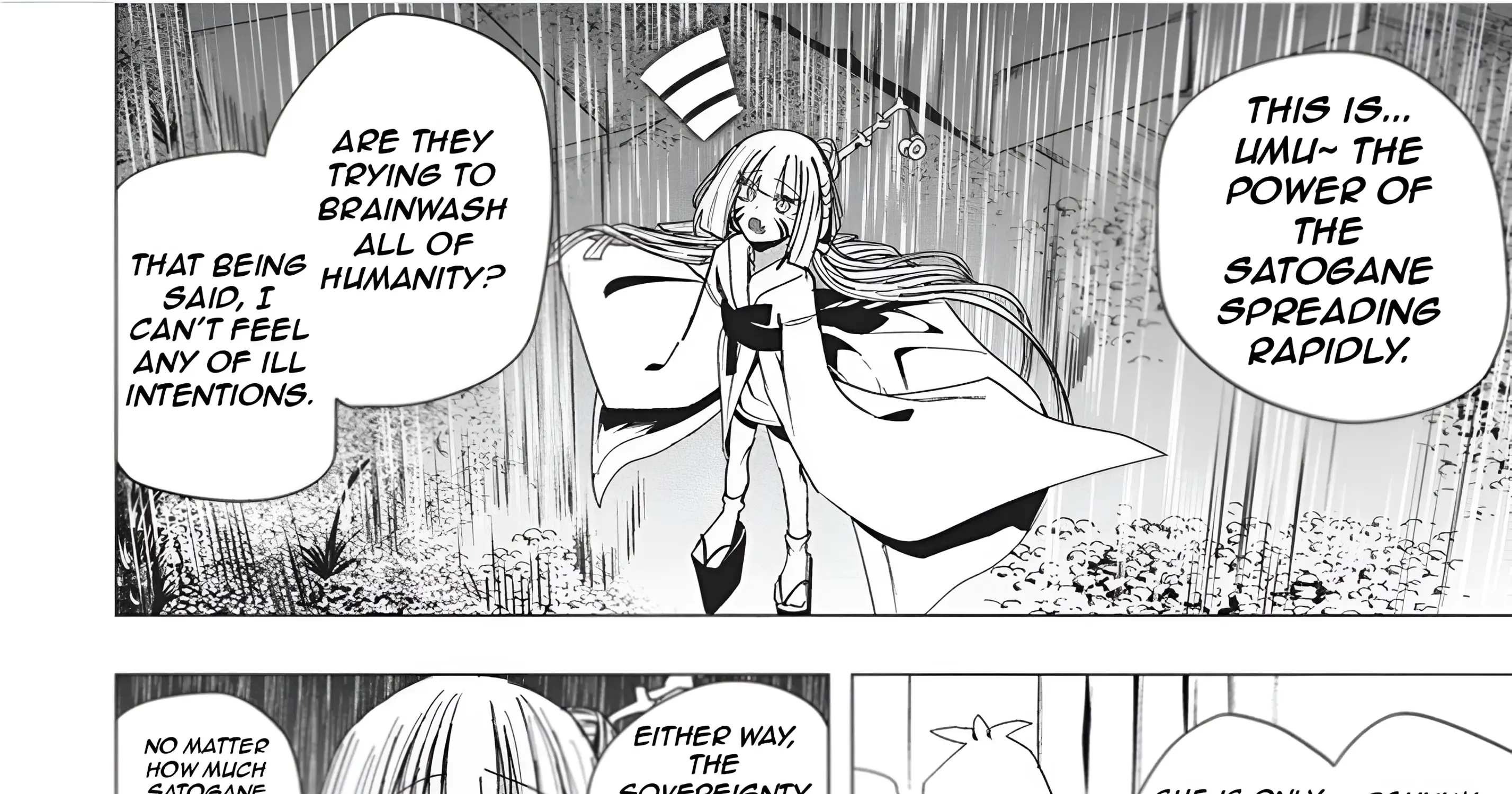 Mizuki-senpai no Koi Uranai Zinmanga X Chapter 49 Page 57