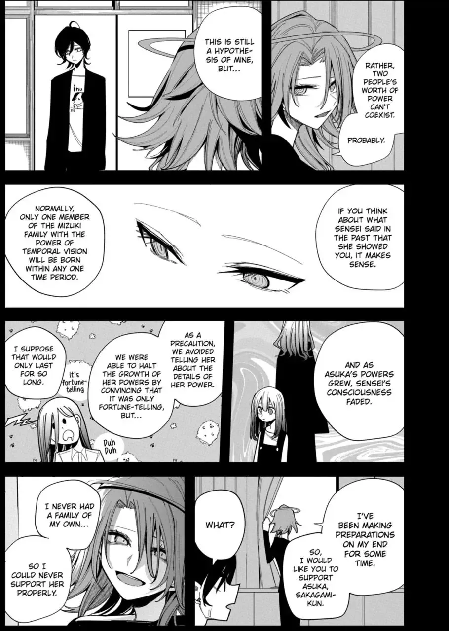 Mizuki-senpai no Koi Uranai Zinmanga X Chapter 35 Page 9