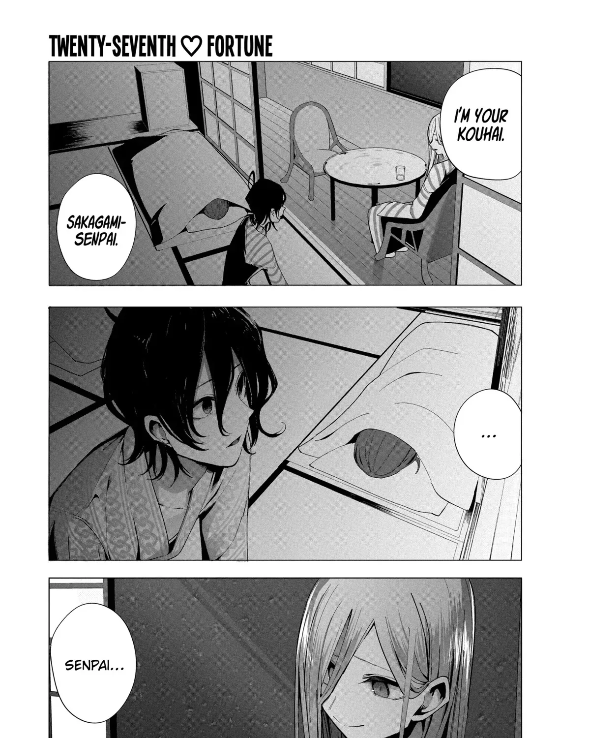 Mizuki-senpai no Koi Uranai Zinmanga X Chapter 27 Page 1
