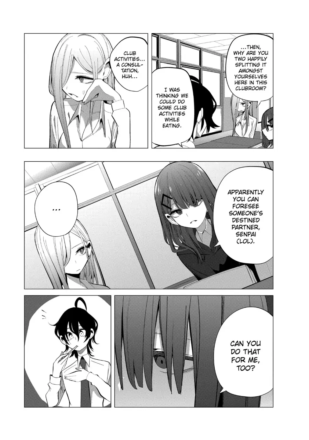 Mizuki-senpai no Koi Uranai Zinmanga X Chapter 19 Page 11