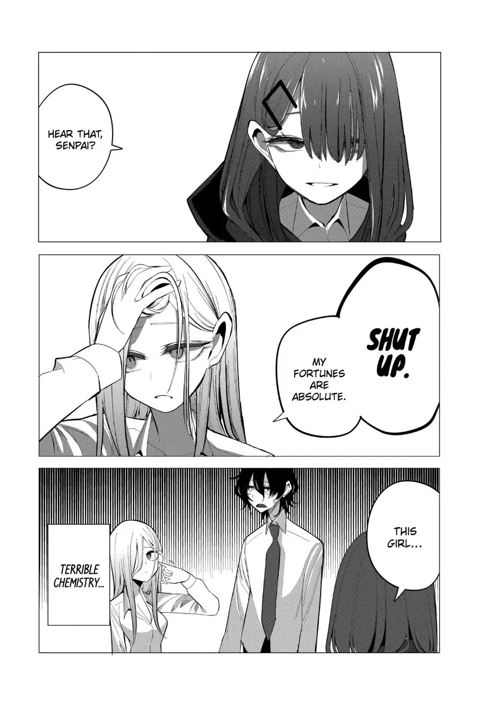 Mizuki-senpai no Koi Uranai Zinmanga X Chapter 19 Page 17