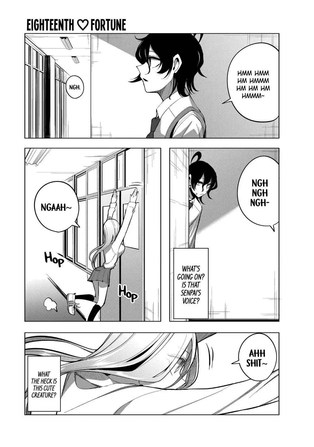 Mizuki-senpai no Koi Uranai Zinmanga X Chapter 18 Page 1