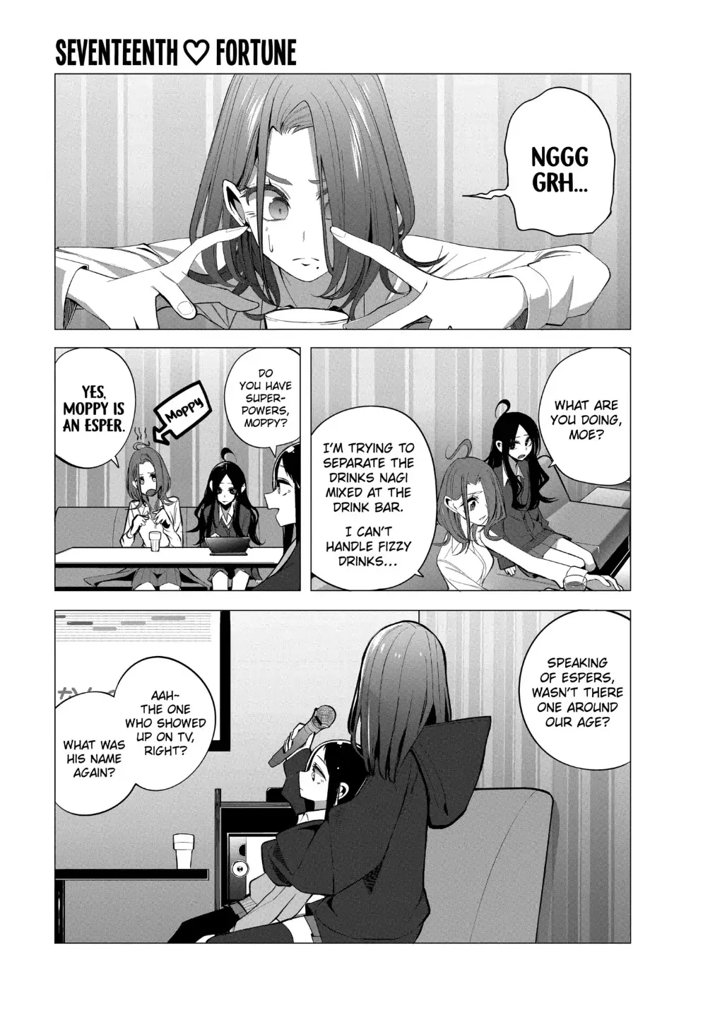 Mizuki-senpai no Koi Uranai Zinmanga X Chapter 17 Page 1