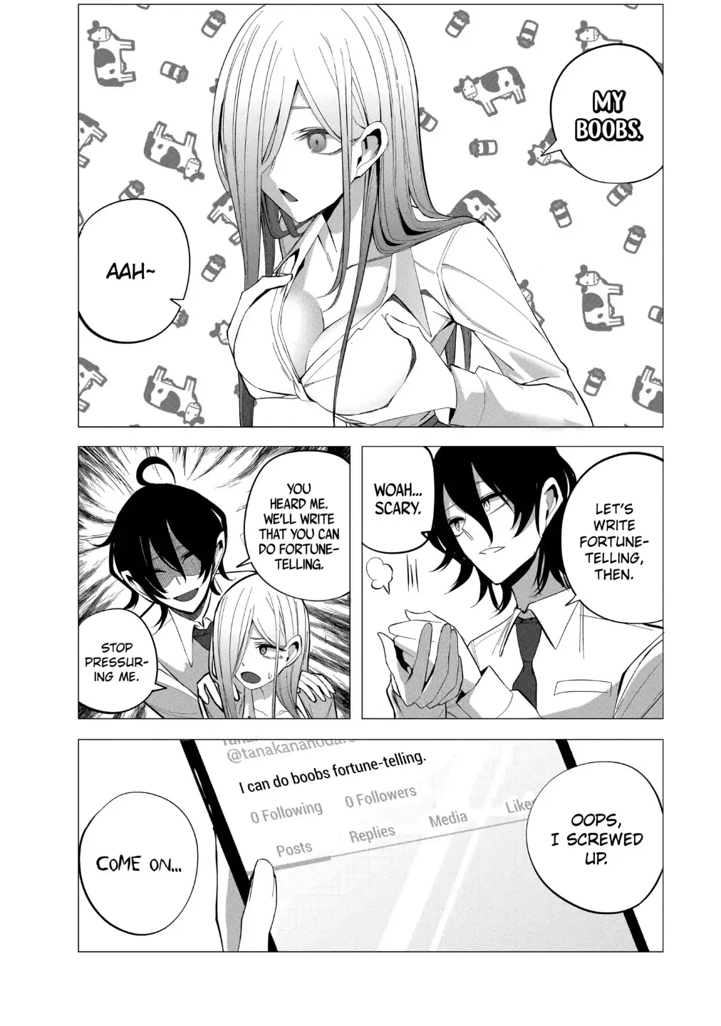 Mizuki-senpai no Koi Uranai Zinmanga X Chapter 17 Page 4