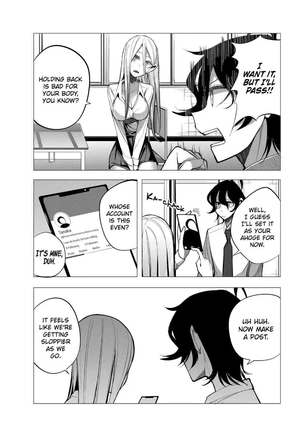 Mizuki-senpai no Koi Uranai Zinmanga X Chapter 17 Page 8