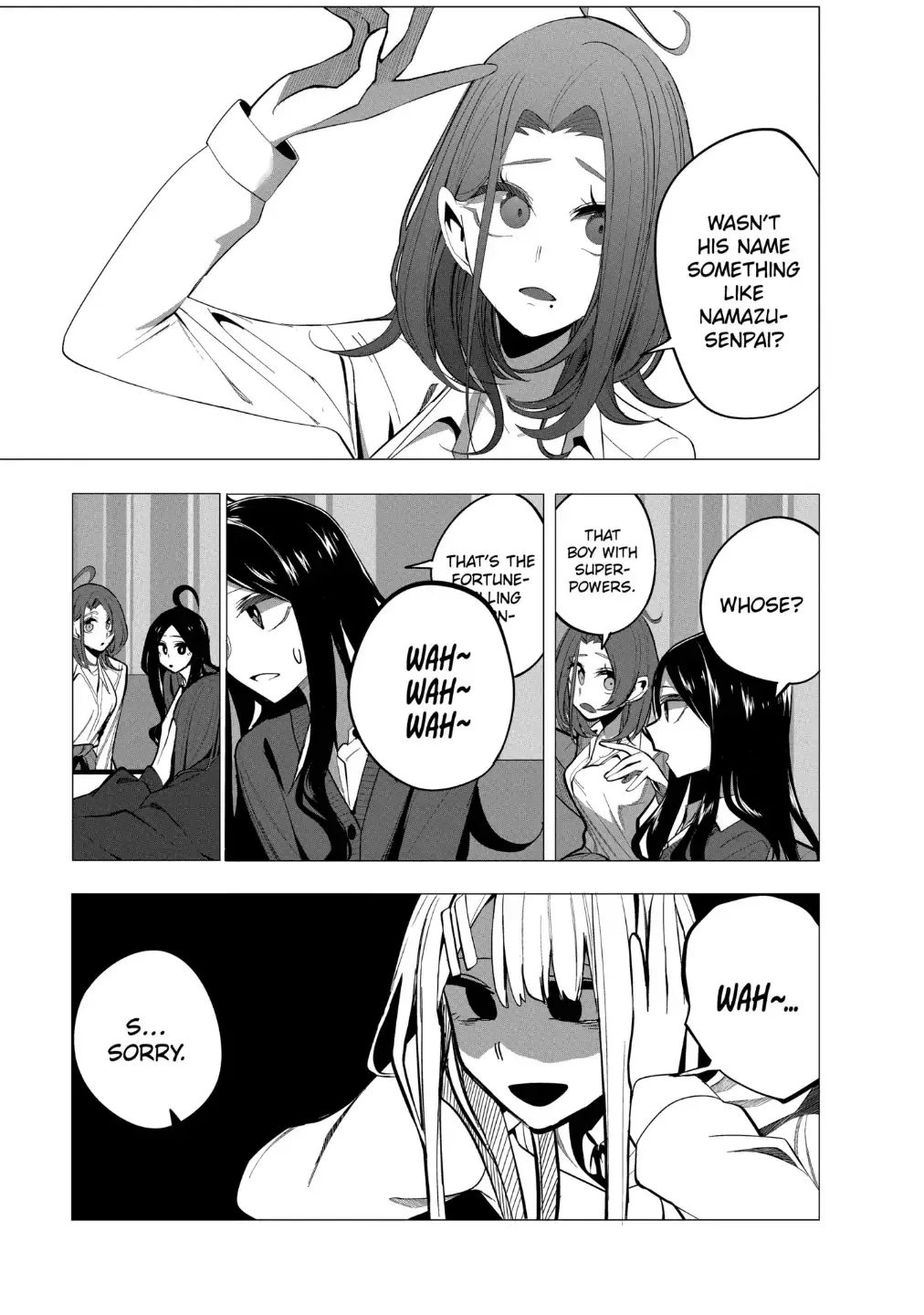 Mizuki-senpai no Koi Uranai Zinmanga X Chapter 17 Page 13