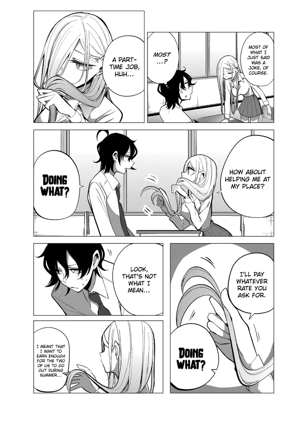Mizuki-senpai no Koi Uranai Zinmanga X Chapter 16 Page 8