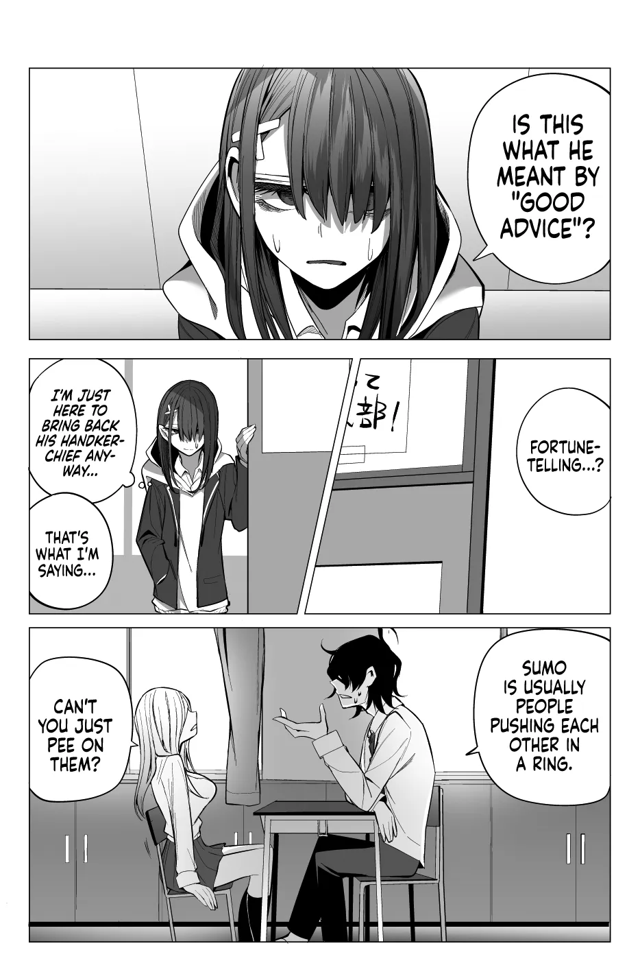 Mizuki-senpai no Koi Uranai Zinmanga X Chapter 15 Page 12