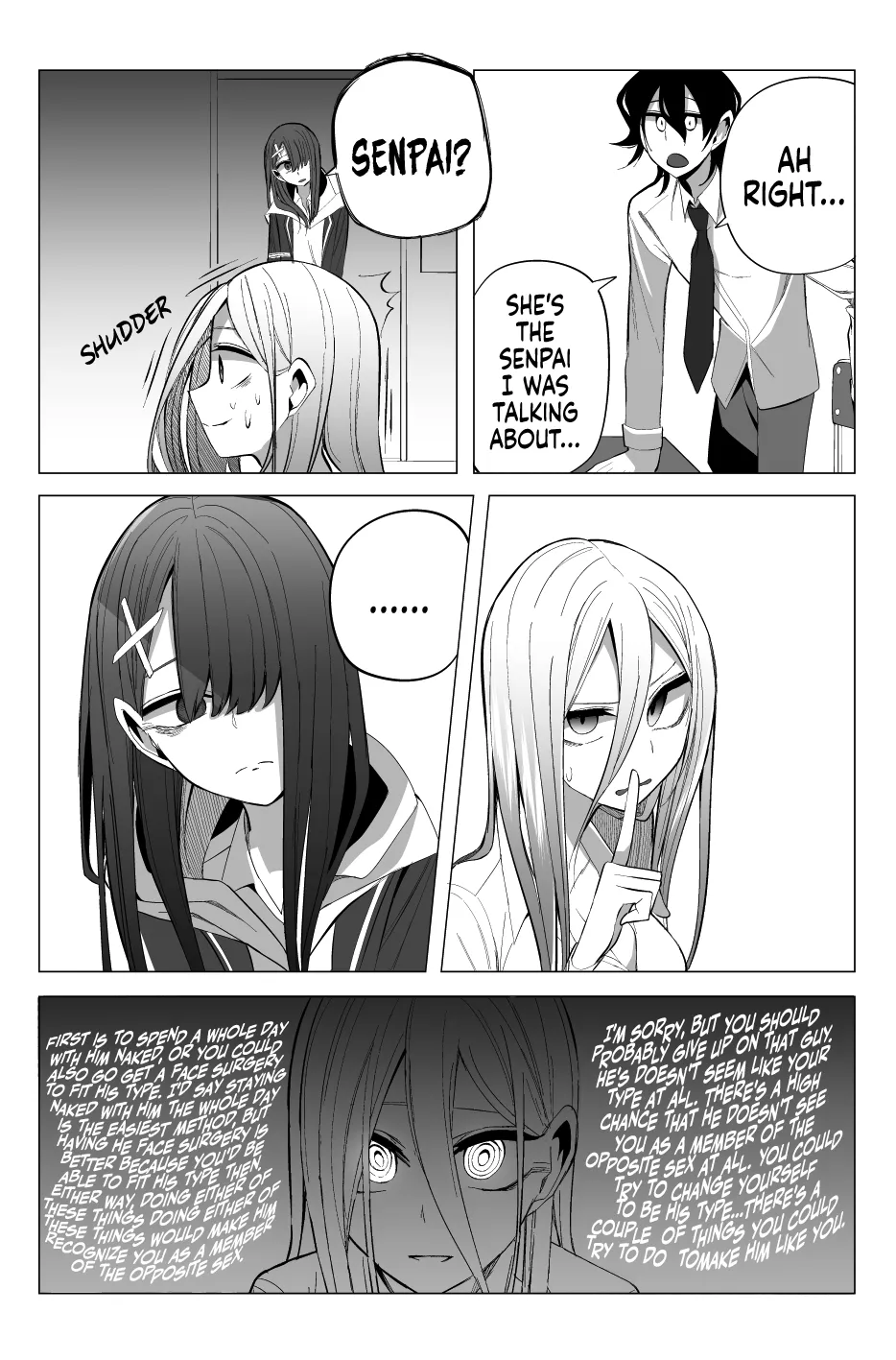 Mizuki-senpai no Koi Uranai Zinmanga X Chapter 15 Page 14