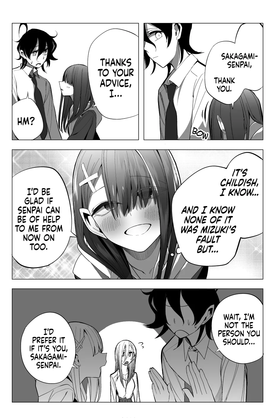 Mizuki-senpai no Koi Uranai Zinmanga X Chapter 15 Page 16