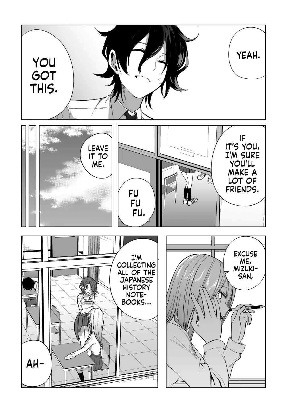 Mizuki-senpai no Koi Uranai Zinmanga X Chapter 14 Page 11