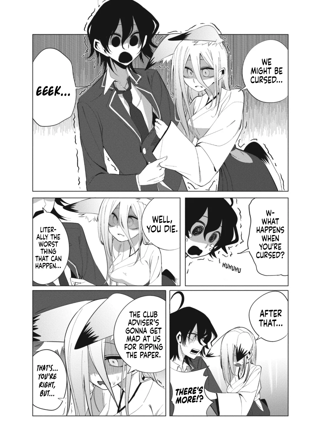 Mizuki-senpai no Koi Uranai Zinmanga X Chapter 13 Page 17