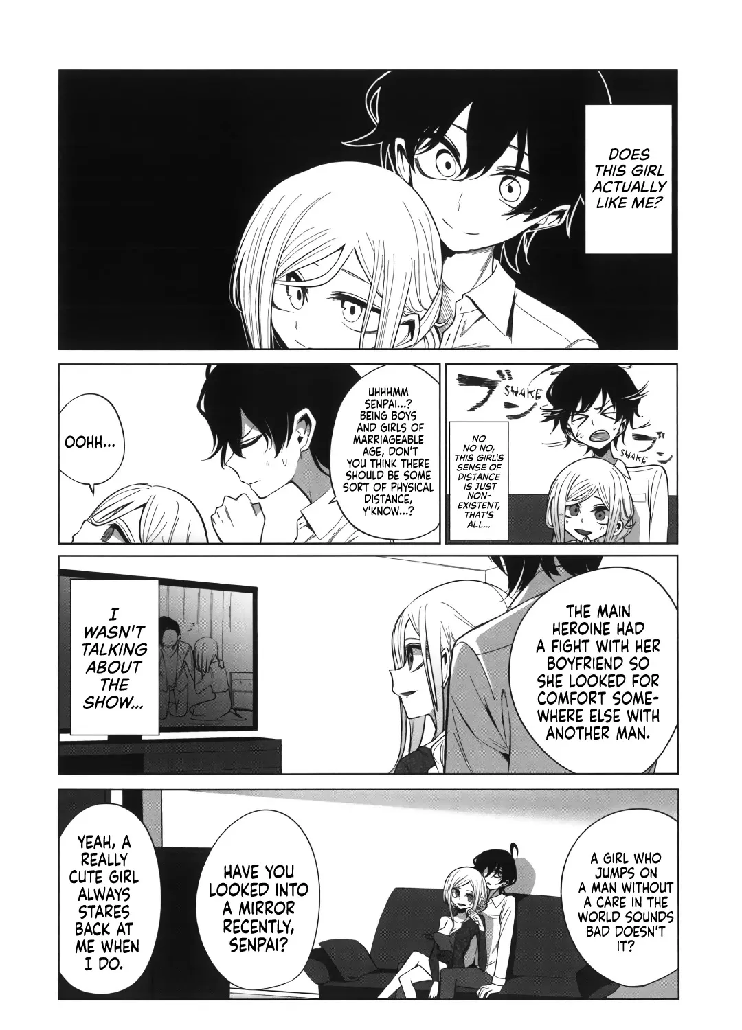 Mizuki-senpai no Koi Uranai Zinmanga X Chapter 10 Page 7