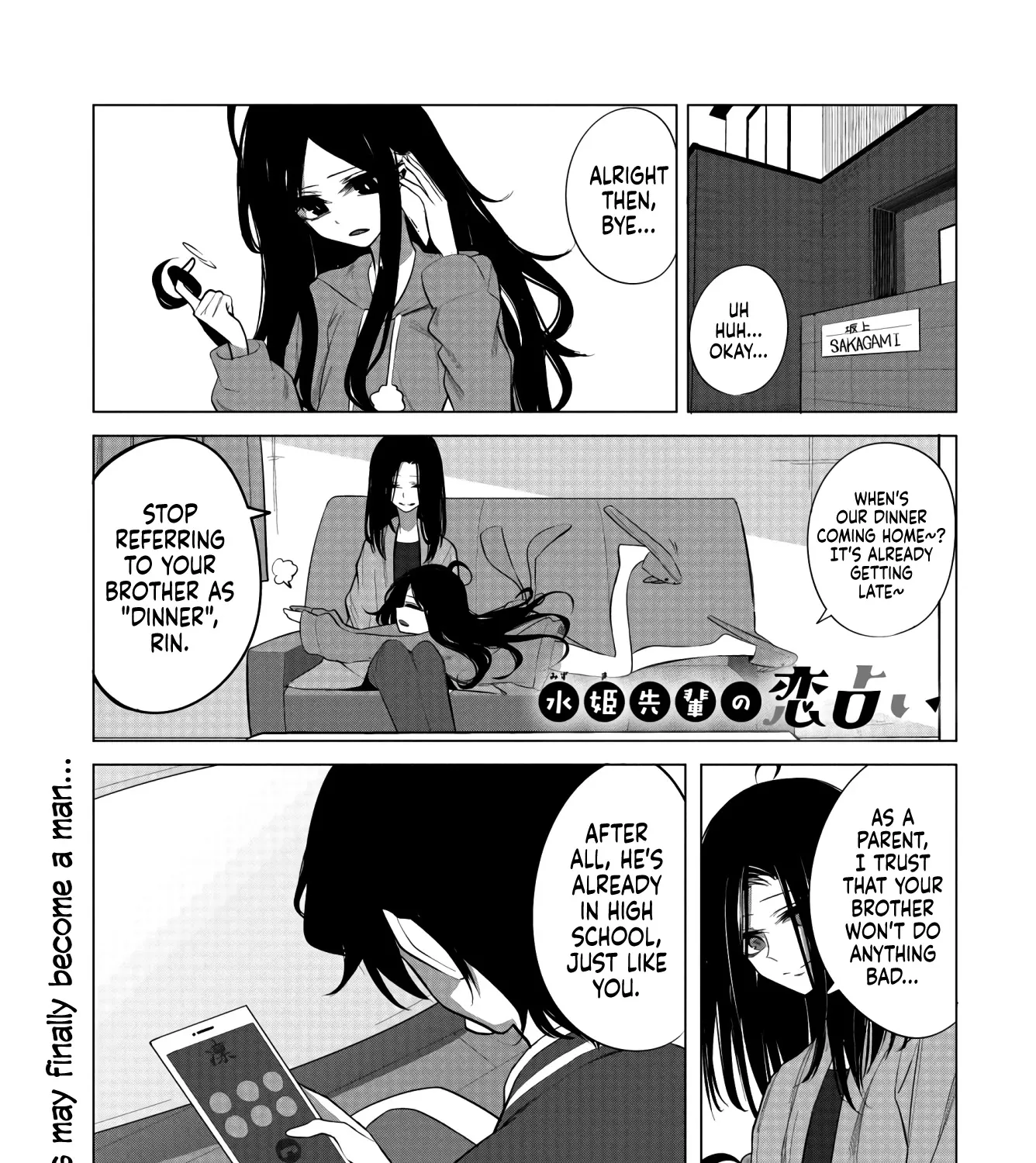 Mizuki-senpai no Koi Uranai Zinmanga X Chapter 9 Page 1