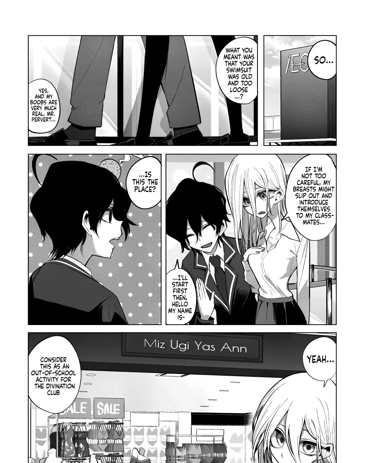 Mizuki-senpai no Koi Uranai Zinmanga X Chapter 8 Page 3