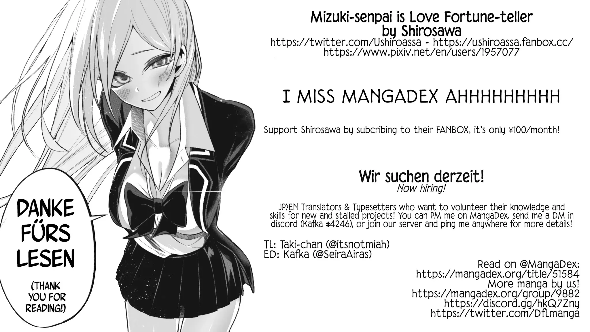 Mizuki-senpai no Koi Uranai Zinmanga X Chapter 8 Page 29