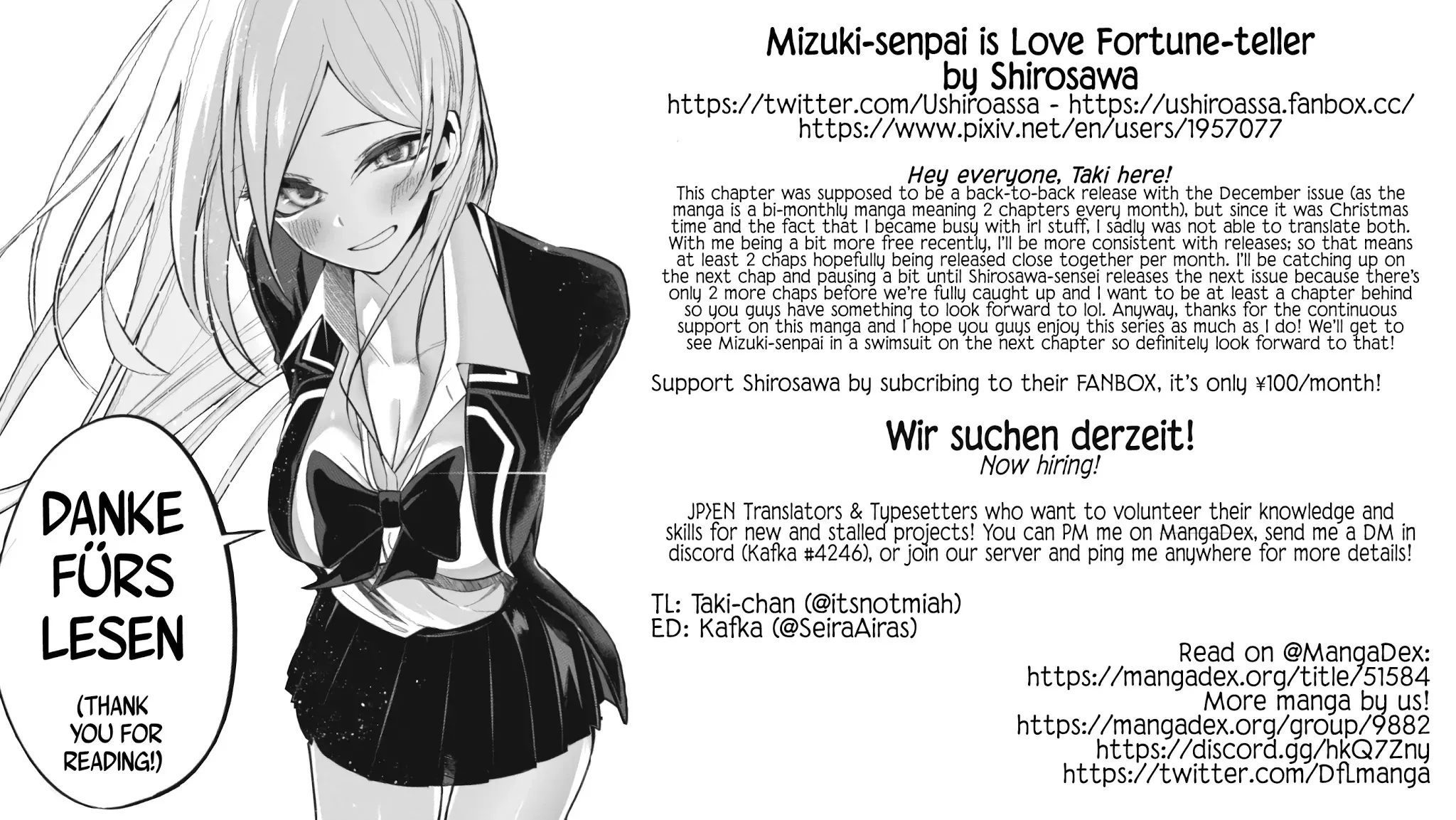 Mizuki-senpai no Koi Uranai Zinmanga X Chapter 7 Page 29