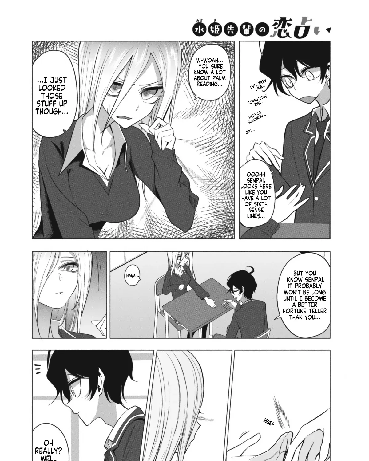 Mizuki-senpai no Koi Uranai Zinmanga X Chapter 5 Page 3
