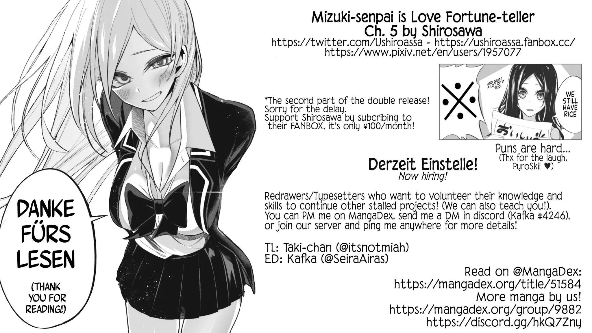 Mizuki-senpai no Koi Uranai Zinmanga X Chapter 5 Page 29