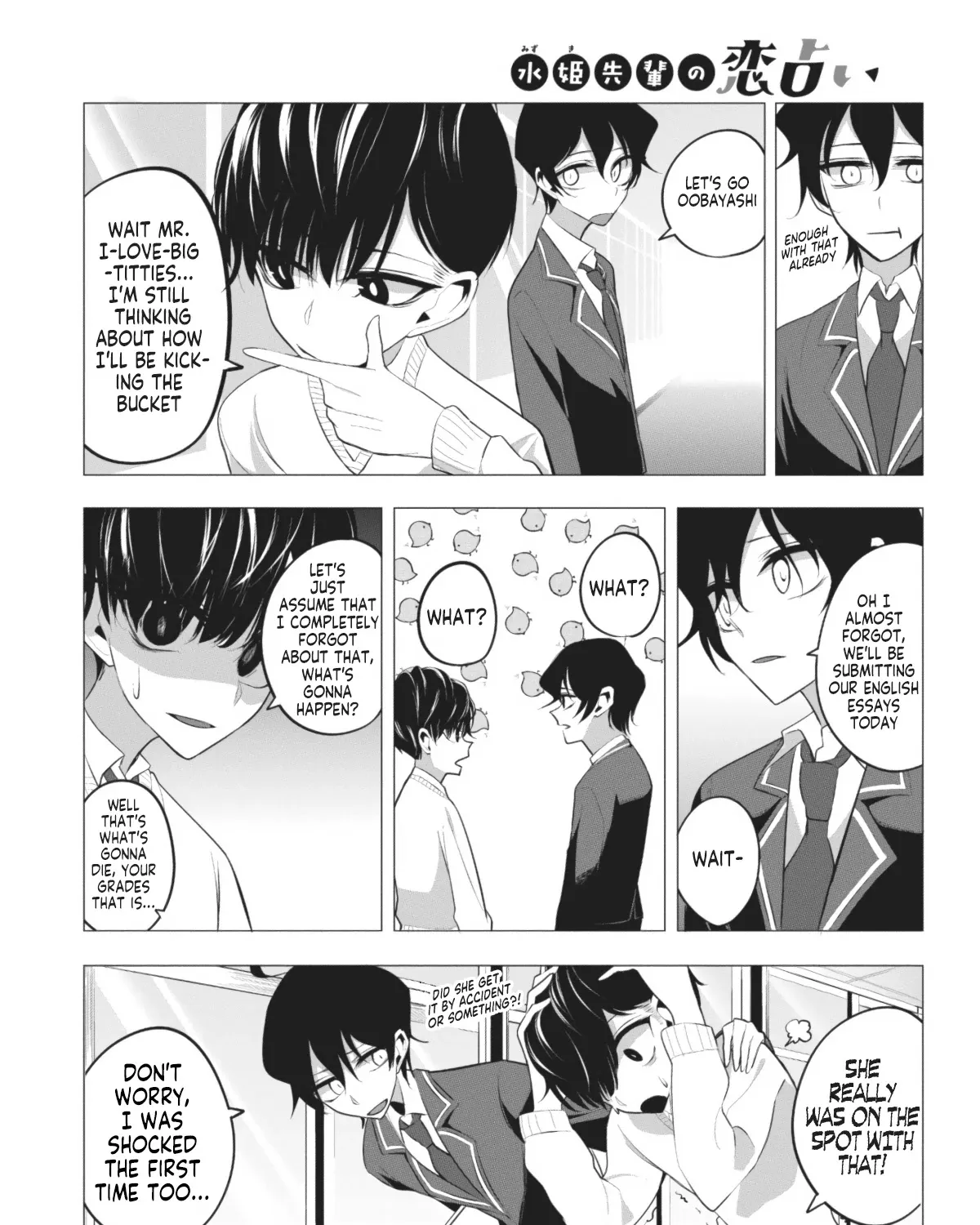 Mizuki-senpai no Koi Uranai Zinmanga X Chapter 4 Page 27