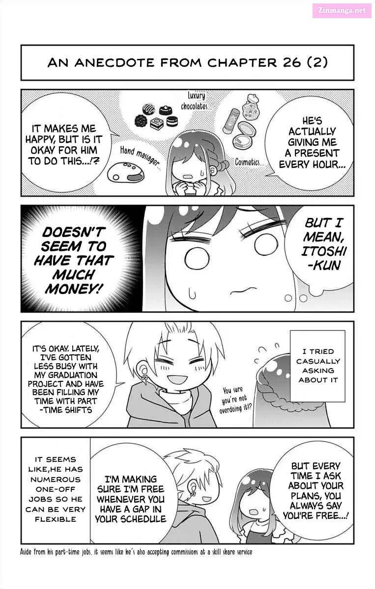 Menhera Usagi wa Yandere Ookami ni Dekiaisareru Zinmanga X Chapter 30.1 Page 3