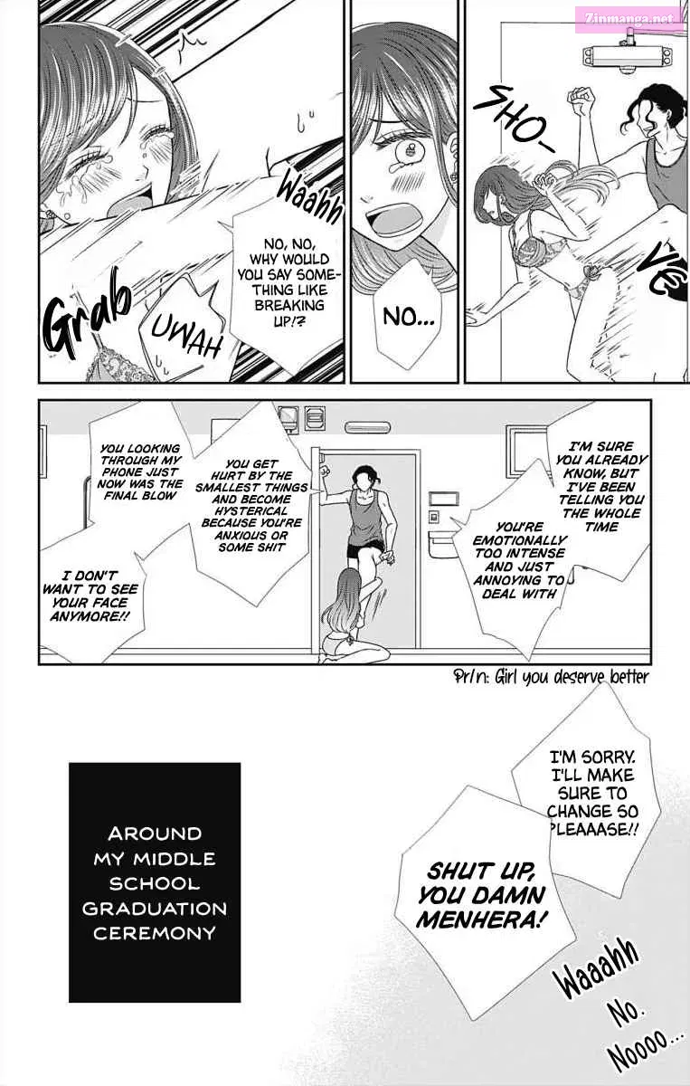 Menhera Usagi wa Yandere Ookami ni Dekiaisareru Zinmanga X Chapter 1 Page 4