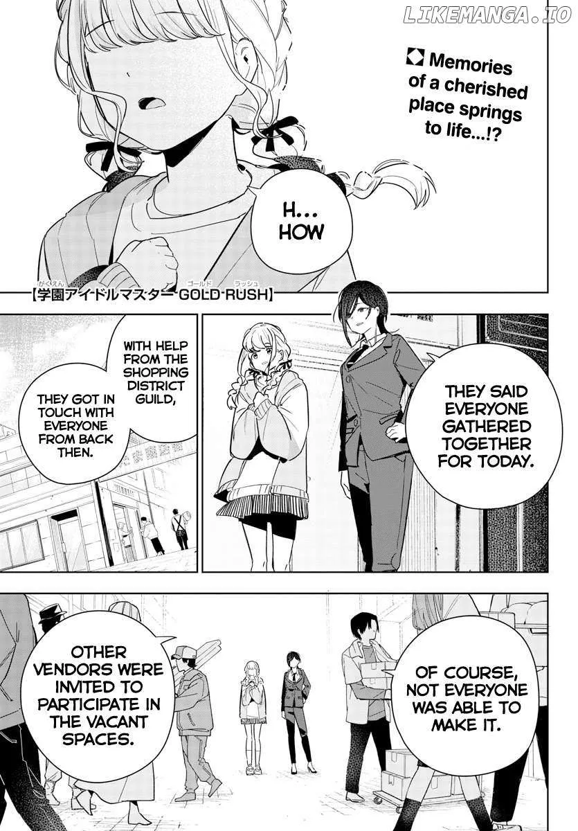 Gakuen Idolm@ster Gold Rush Zinmanga X Chapter 10 Page 1