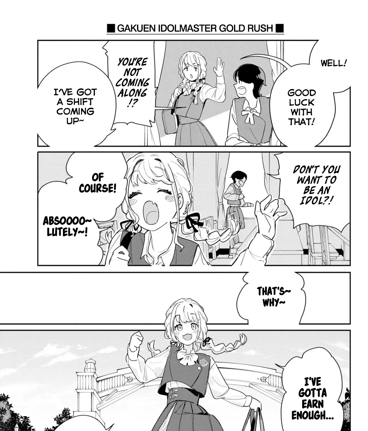 Gakuen Idolm@ster Gold Rush Zinmanga X Chapter 1 Page 49
