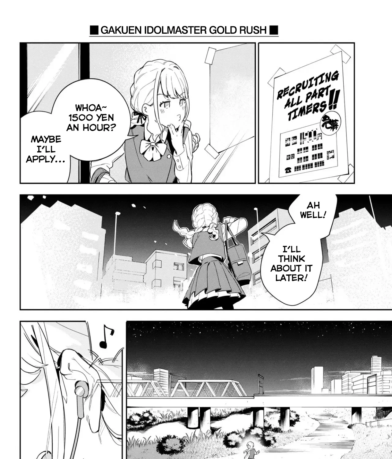 Gakuen Idolm@ster Gold Rush Zinmanga X Chapter 1 Page 55
