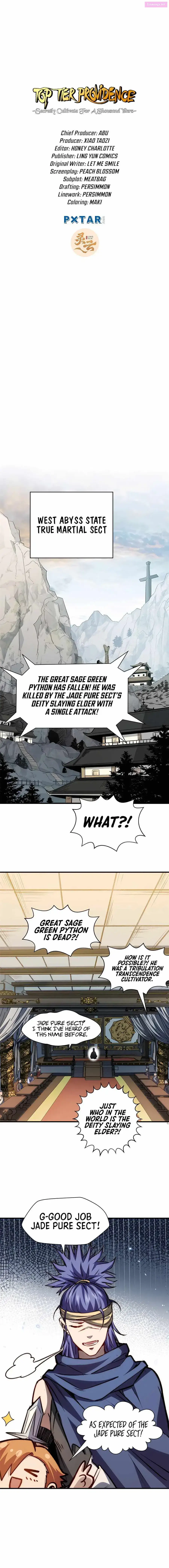 Top Tier Providence: Secretly Cultivate For A Thousand Years Zinmanga X Chapter 113 Page 3